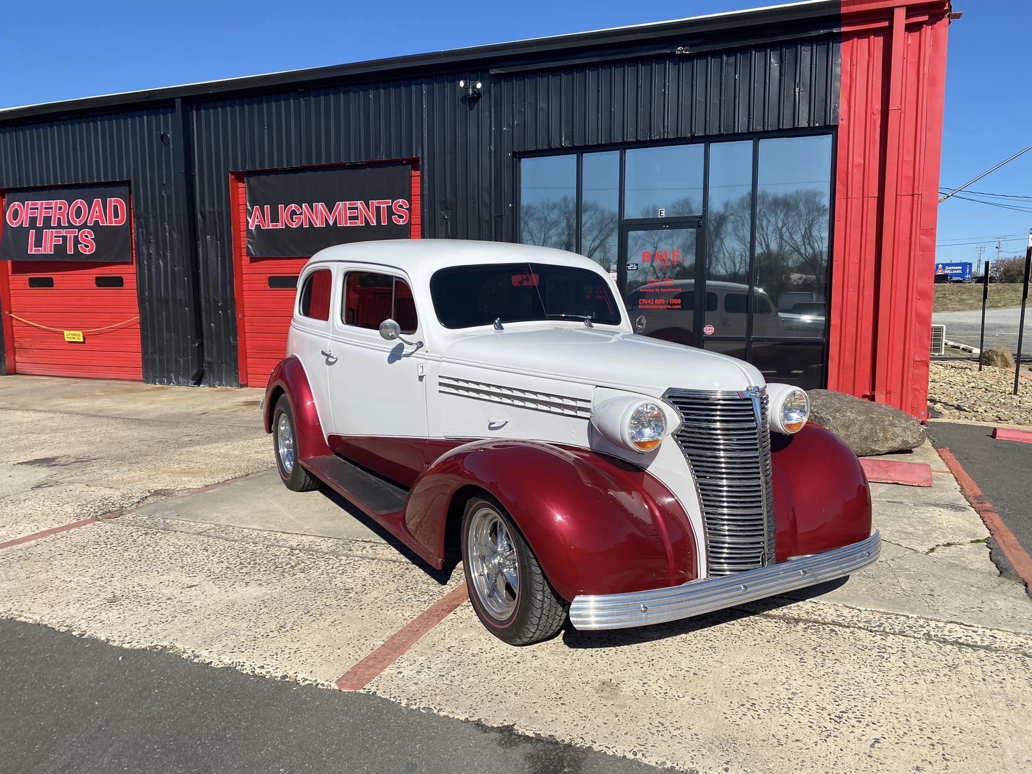 1938 Chevrolet Coupe project at BMF Motorsports