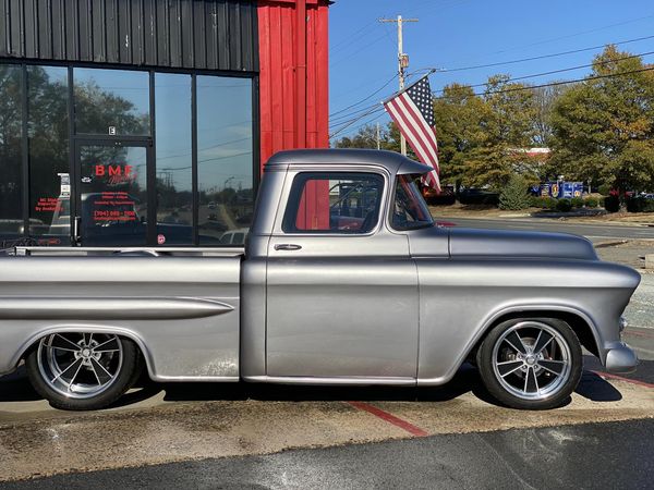 1955 Custom Chevy Pickup project at BMF Motorsports