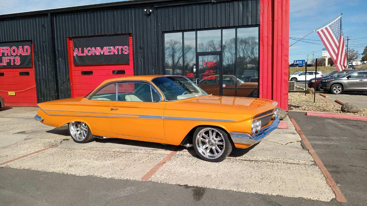 1961 Impala Bubble Top project at BMF Motorsports