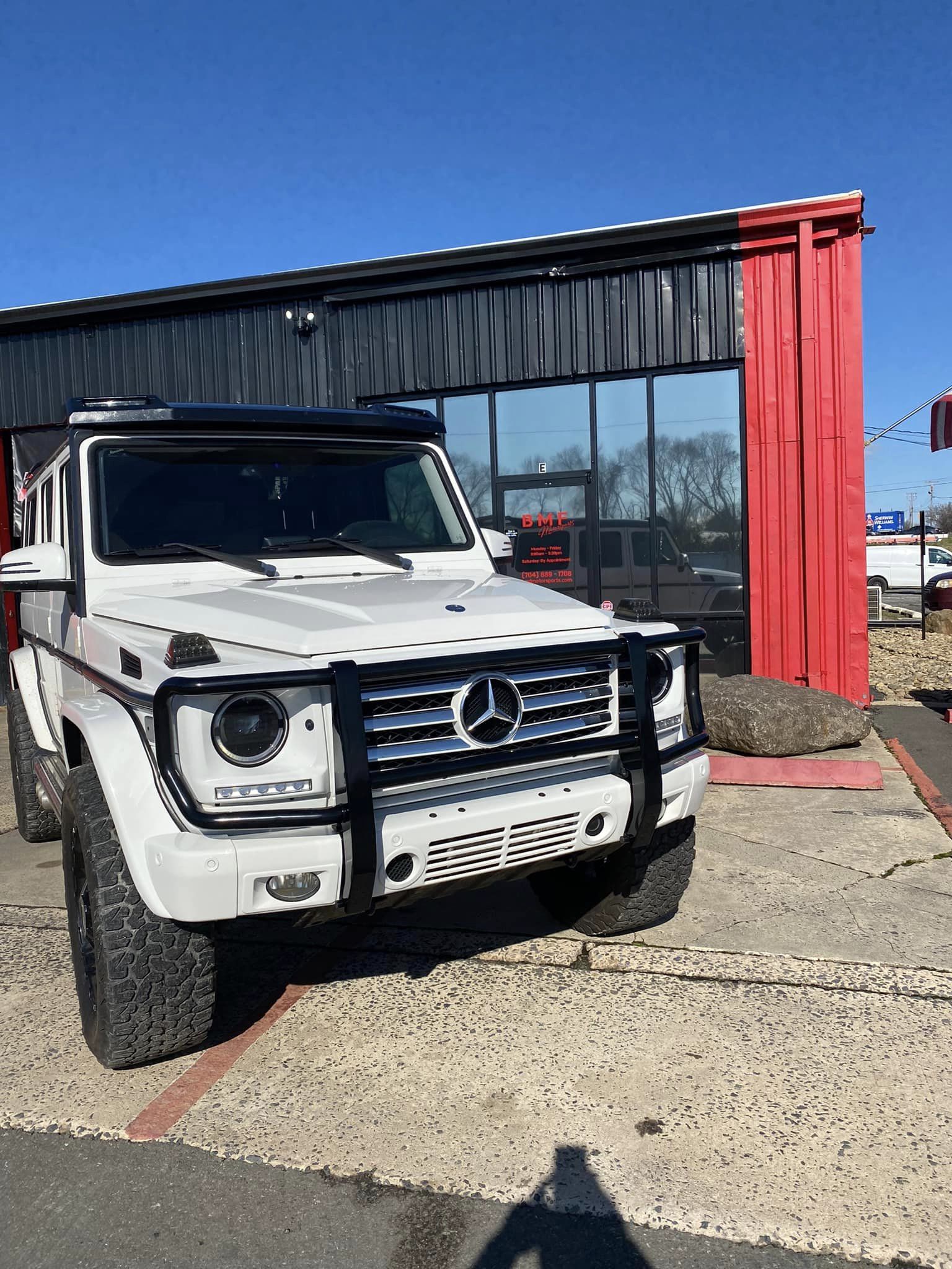 2015 Mercedes G550 project at BMF Motorsports