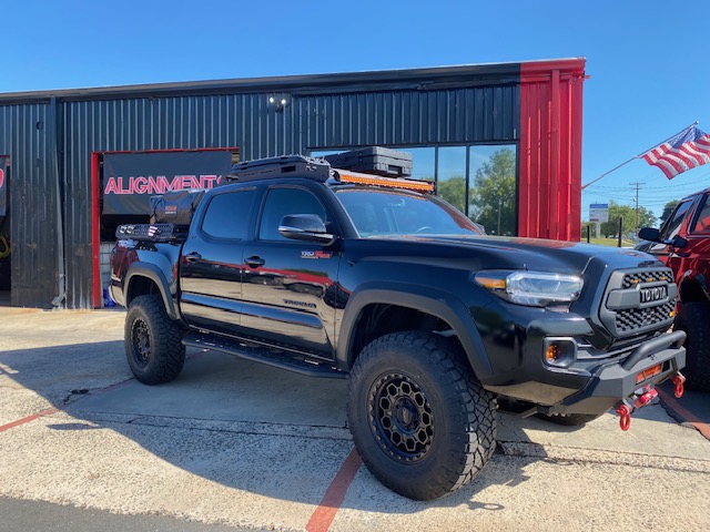 2019 TRD Toyota Tacoma project at BMF Motorsports