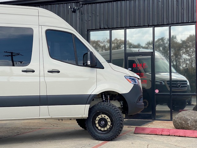2022 4WD Mercedes Sprinter Van project at BMF Motorsports