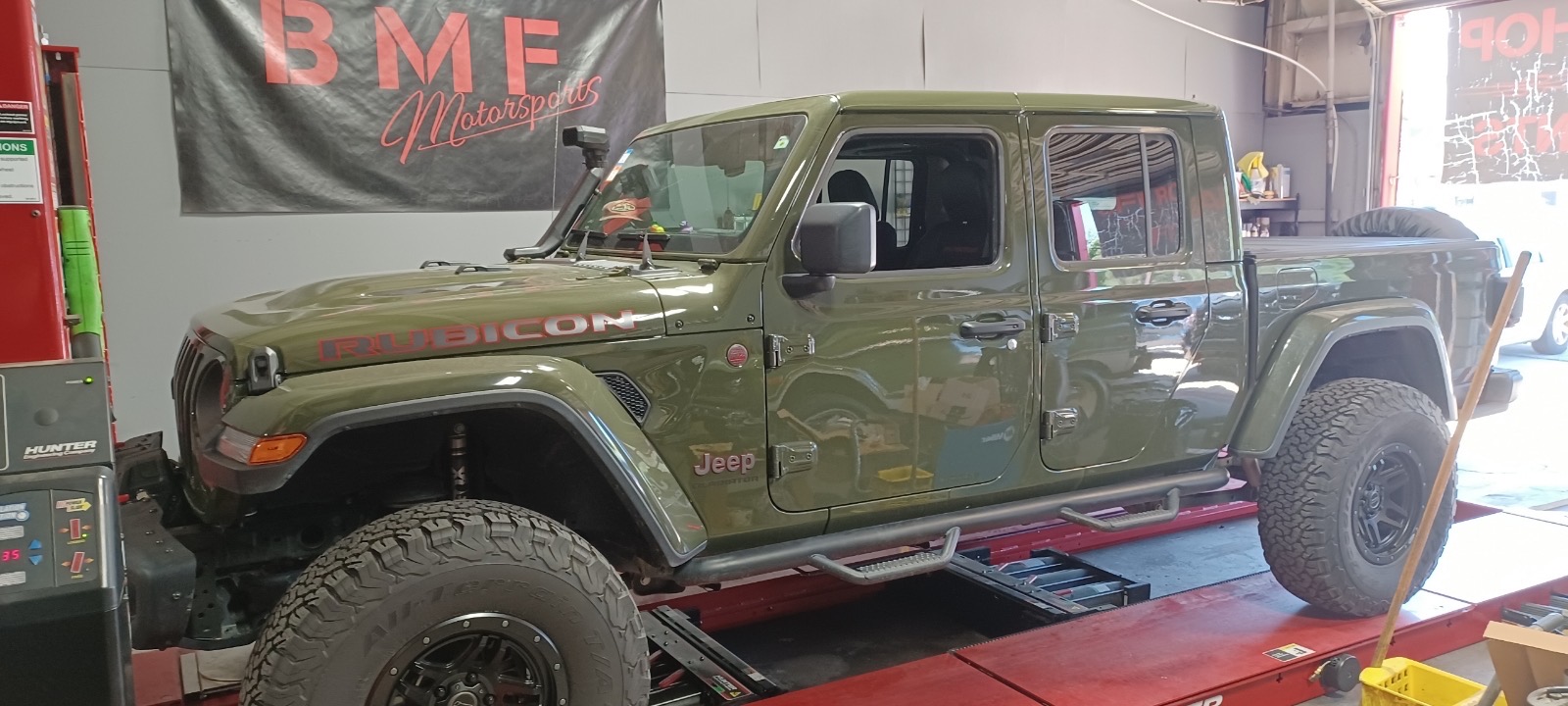 Jeep Gladiator Rear Sway Bar Bracket Fabercation project at BMF Motorsports